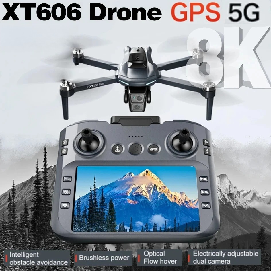 Drone Mapping - Оригинальный дрон XT606 с профессиональной 8K