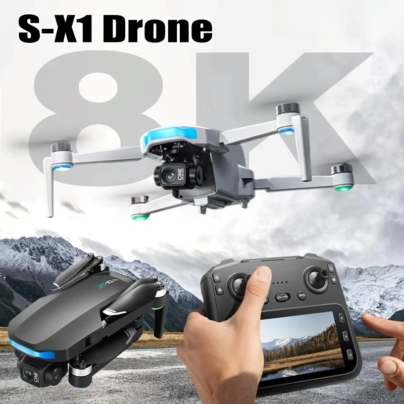 Drone Mapping - Оригинальный дрон S-X1 8K HD, профессиональный,