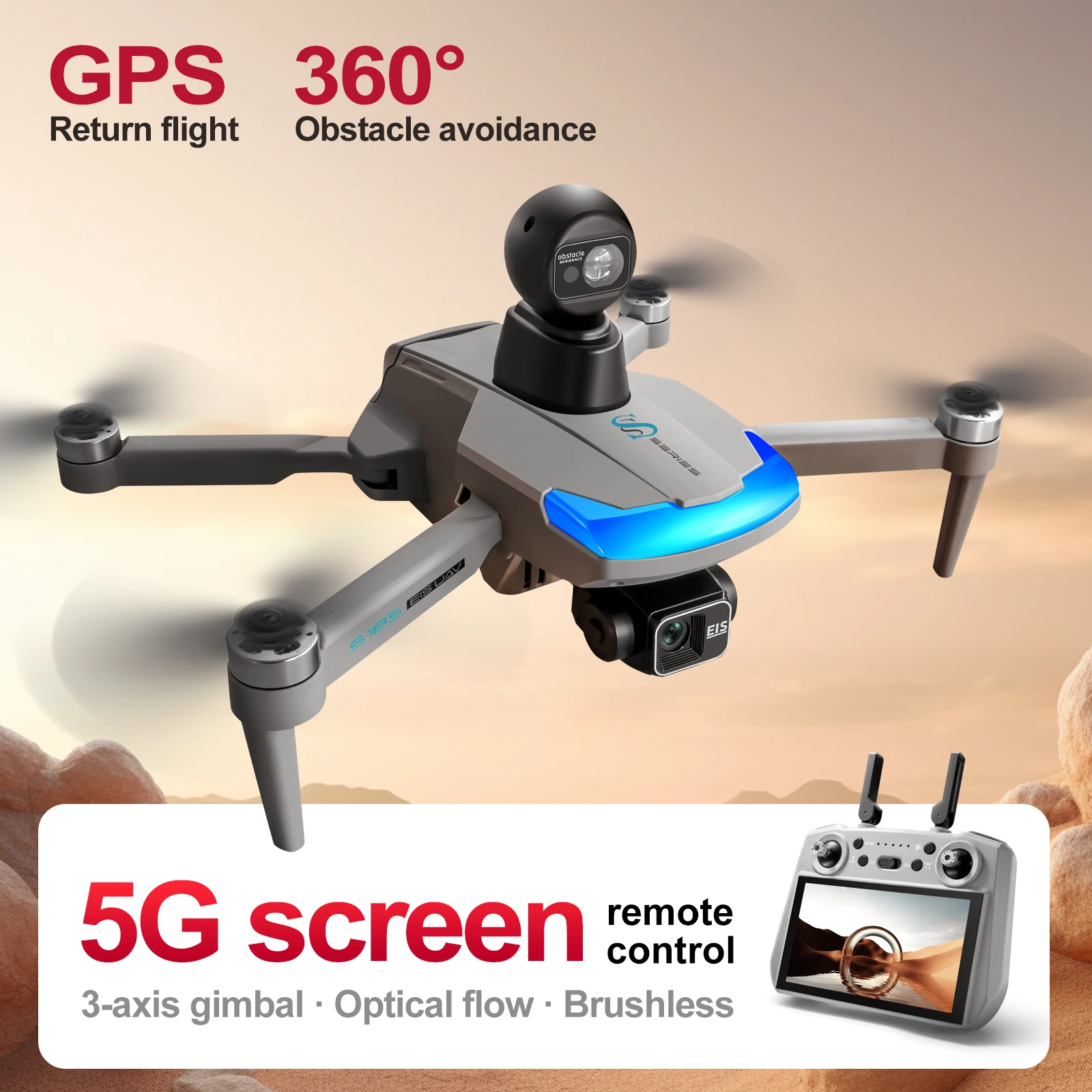 S185 Профессиональный дрон 2,7 – обзор и цена Drone Multispectral